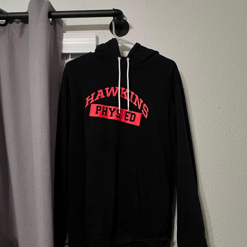 Hawkins Phys Ed Black Hoodie